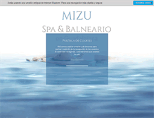 Tablet Screenshot of mizuspa.com